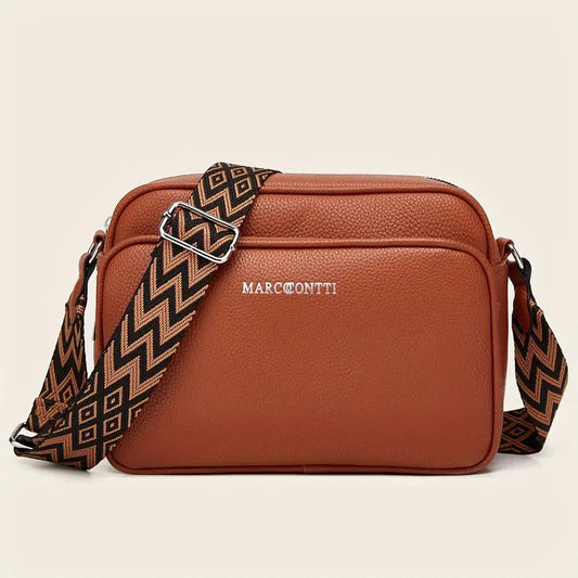 MARCONTTI™ | LEATHER SHOULDER BAG