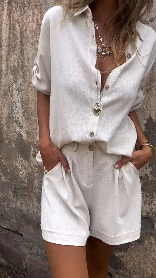 Paula |  Summer Linen Set