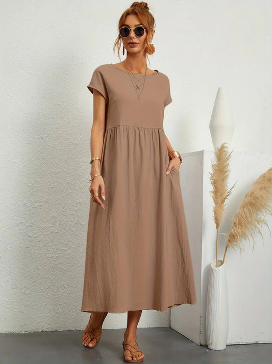 SAPHIRA | ELEGANT COTTON DRESS