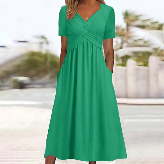 Jamaica | Elegant Tummy Flattering Dress