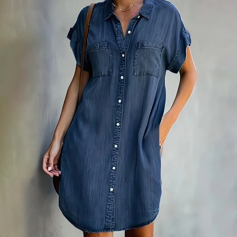 DANY | ELEGANT DENIM DRESS