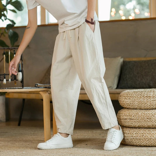 Louis | Linen Summer Trousers | 1+1 Free